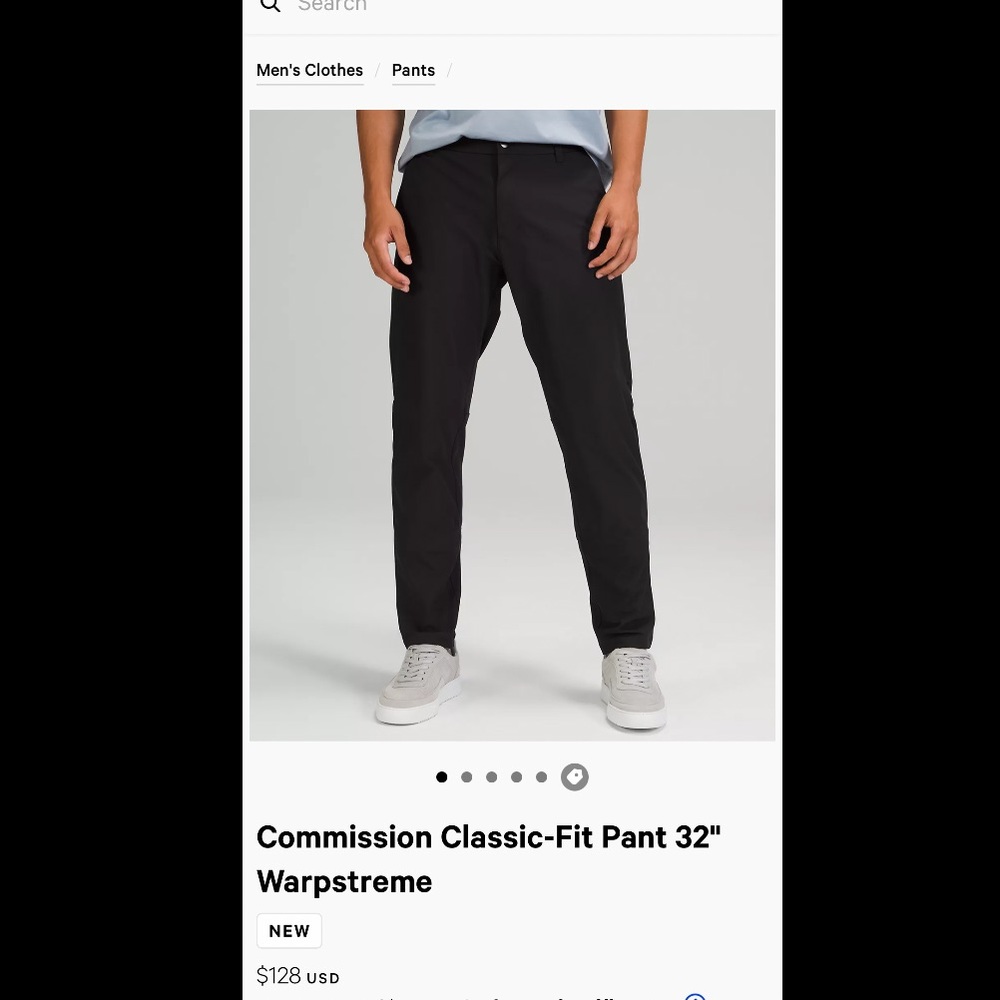 Lululemon Commission Classic Fit Pant 32”